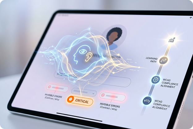Interfície d'IA en una tablet